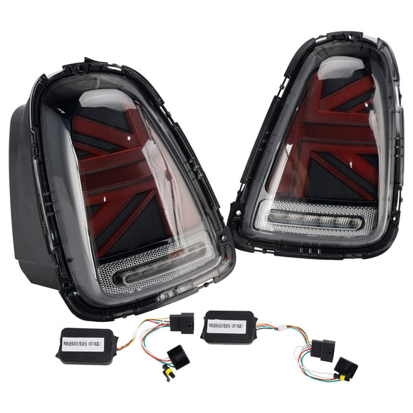L&amp;R LED Tail lights Lamps For BMW Mini R56 R57 R58 R59 Cooper S 2007-2015 Smoked Housing