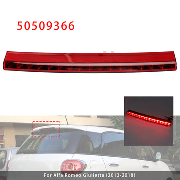 Red Rear Third Brake Light Center 50509366 For Alfa Romeo Giulietta Fiat 500L 2012-2018