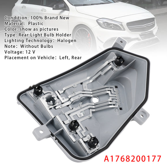 Portalampada fanale posteriore sinistro A1768200177 per Mercedes W176 Classe A 2012-2015
