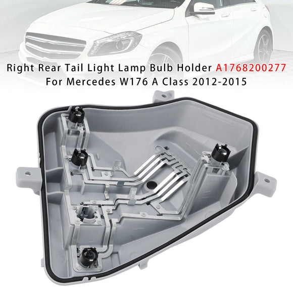 Suporte da lâmpada da lanterna traseira direita A1768200277 para Mercedes W176 Turma de 2012-2015