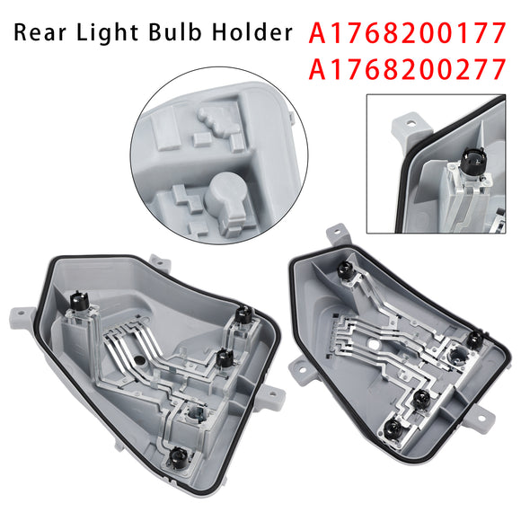 Suporte da lâmpada da lanterna traseira esquerda e direita A1768200177 A1768200277 para Mercedes W176 Turma de 2012-2015