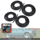 4PCS Anteriore Posteriore Sinistra Destra Porta Guarnizione In Gomma Guarnizione Per Hummer H2 2003-2009-1