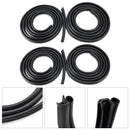 4PCS Anteriore Posteriore Sinistra Destra Porta Guarnizione In Gomma Guarnizione Per Hummer H2 2003-2009-10