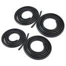 4PCS Anteriore Posteriore Sinistra Destra Porta Guarnizione In Gomma Guarnizione Per Hummer H2 2003-2009-11