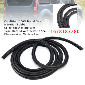 Bootlid Weatherstrip Seal 1678183280 For Citroen Berlingo K9 - 0