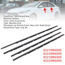 4PCS Porta Esterna Guarnizione Cintura 82210M6000 Per Kia K3 Forte Cerato 2019-2023-4