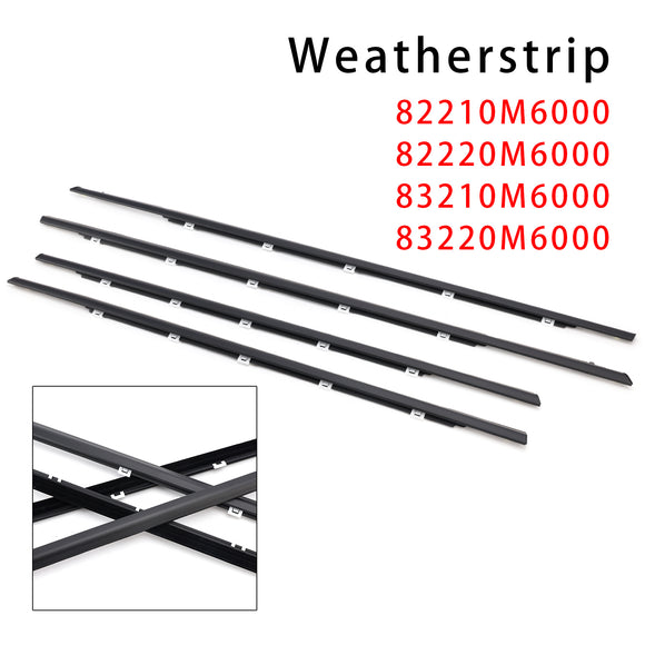 4PCS Porta Esterna Guarnizione Cintura 82210M6000 Per Kia K3 Forte Cerato 2019-2023