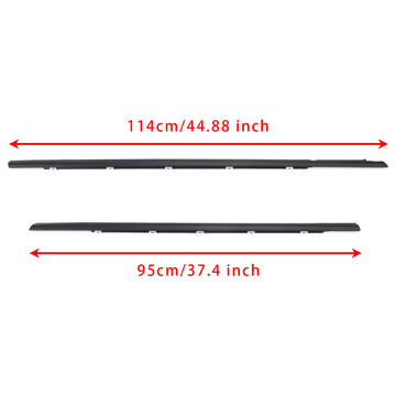 4PCS Door Outside Weatherstrip Belt 82210M6000 For Kia K3 Forte Cerato 2019-2023 - 0