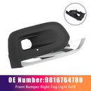 Front Bumper Right Fog Light Grill 9816764780 For Peugeot Rifter 2019-2025-5