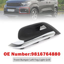 Front Bumper Left Fog Light Grill 9816764880 For Peugeot Rifter 2019-2025-2