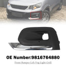 Front Bumper Left Fog Light Grill 9816764880 For Peugeot Rifter 2019-2025-4