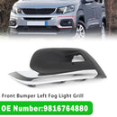 Front Bumper Left Fog Light Grill 9816764880 For Peugeot Rifter 2019-2025-1