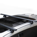 Portaequipajes Universal de aluminio para techo de coche, barra transversal con cerradura, 120CM-12