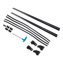 Portapacchi per auto universale in alluminio da 135 cm, con barra trasversale, con serratura-13