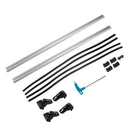 Universeller Aluminium-Autodachträger, Gepäckträger, Querstange, abschließbar, 135 cm-17