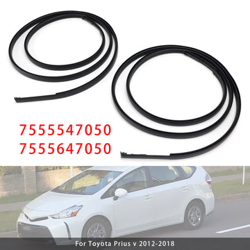2012-2018 Toyota Prius V 2PCS Left+Right Roof Drip Molding Trim 75555-47050 75556-47050