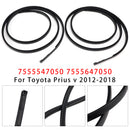 2012-2018 Toyota Prius V 2PCS Left+Right Roof Drip Molding Trim 75555-47050 75556-47050-3