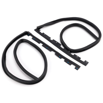 1992-1995 Honda Civic Coupe / Hatchback Left+Right Front Door Sub Seal Rubber Set 72365-SR3-014 72325-SR3-014