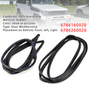 Guarnizione per porta anteriore sinistra + destra da 2 pezzi per Toyota Land Cruiser serie 70-2