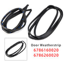 Guarnizione per porta anteriore sinistra + destra da 2 pezzi per Toyota Land Cruiser serie 70-3