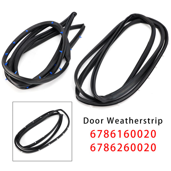 Guarnizione per porta anteriore sinistra + destra da 2 pezzi per Toyota Land Cruiser serie 70