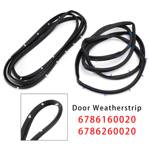 Guarnizione per porta anteriore sinistra + destra da 2 pezzi per Toyota Land Cruiser serie 70