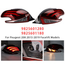 LED-Rücklicht hinten links + rechts für Peugeot 208 2015–2019 Facelift-Modelle-6
