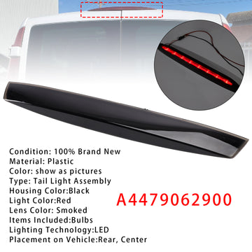 Third Brake Light Lamp For Mercedes Vito (W447) 14-2020 Barn Door Models Smoked - 0