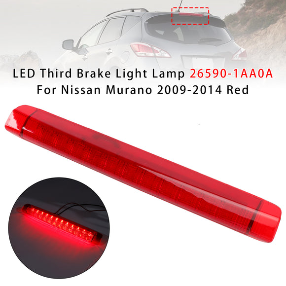 2009-2014 Nissan Murano Led Derde Remlichtlamp Rode Lens 26590-1AA0A 265901AA0A
