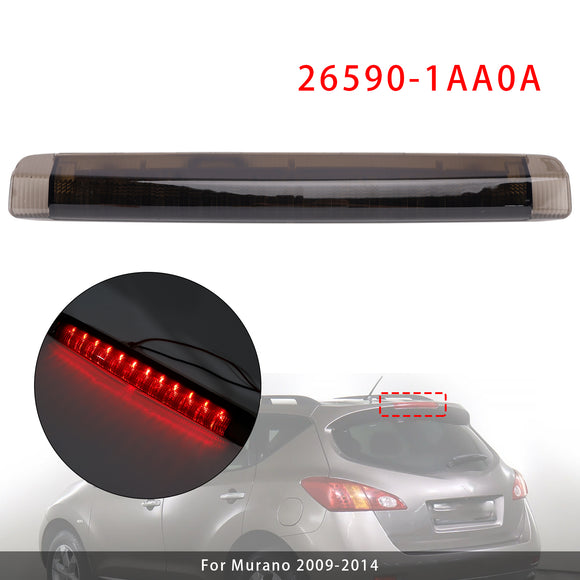 Nissan Murano 2009-2014 Led Third Brake Light Lamp 26590-1AA0A 265901AA0A Smoked Lens