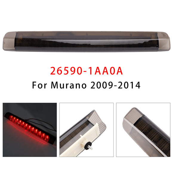 Nissan Murano 2009-2014 Led Third Brake Light Lamp 26590-1AA0A 265901AA0A Smoked Lens