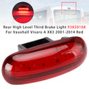Hinten hohes drittes Bremslicht 93850108 für Vauxhall Vivaro A X83 01–2014, Rot-1