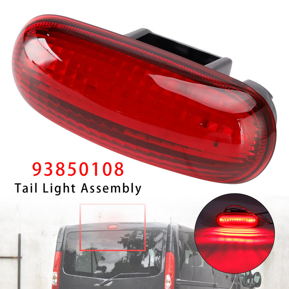 Hinten hohes drittes Bremslicht 93850108 für Vauxhall Vivaro A X83 01–2014, Rot