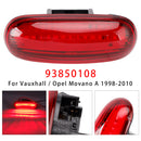 Hinten hohes drittes Bremslicht 93850108 für Vauxhall Vivaro A X83 01–2014, Rot-6
