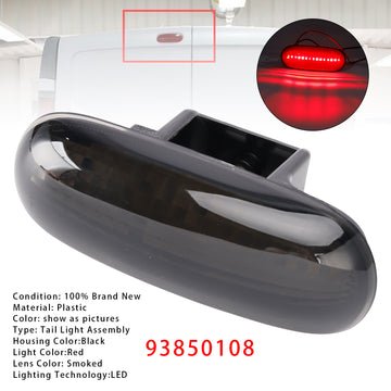 Rear High Level Third Brake Light For Vauxhall Vivaro A X83 2001-2014 Smoked - 0
