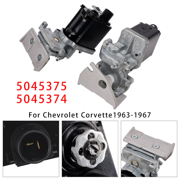 Left+Right Headlight Motor 4912583 5045375 4912582 5045374 For Chevrolet Corvette 1963-1967