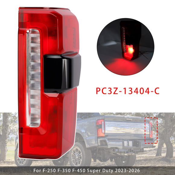 Ford F250 F350 F450 Super Duty 2023-2026 Feu arrière LED droit avec angle mort PC3B-13B504-C PC3Z-13404-C