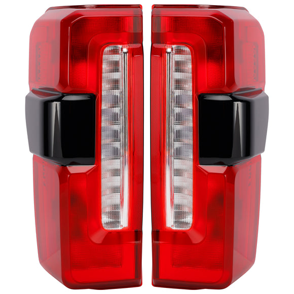 2023-2026 Ford F-250 F350 F450 paire latérale gauche + droite feu arrière LED avec angle mort PC3B-13B505-C PC3B-13B504-C