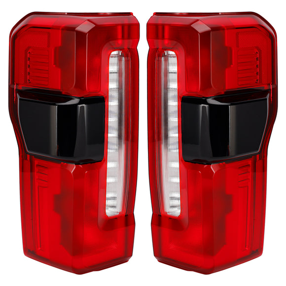2023-2026 Ford F-250 F350 F450 paire latérale gauche + droite feu arrière LED avec angle mort PC3B-13B505-C PC3B-13B504-C