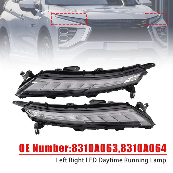 2022–2026 Mitsubishi Eclipse Cross, links + rechts, Paar vorne, LED-Tagfahrlicht, 8310A063, 8310A064