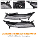 2022–2026 Mitsubishi Eclipse Cross, links + rechts, Paar vorne, LED-Tagfahrlicht, 8310A063, 8310A064-4