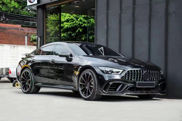2021-2026 Mercedes Benz AMG GT63 X290 Kit de carrocería de parachoques de fibra de carbono de 4 puertas Actualización a Barbus