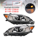2013-2015 Lexus ES350 ES300h Left+Right HID Xenon Headlight 81185-33B50 81145-33B50-1