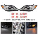 2013-2015 Lexus ES350 ES300h Left+Right HID Xenon Headlight 81185-33B50 81145-33B50-4