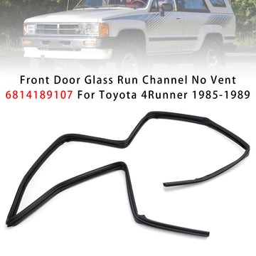 1985-1989 Toyota 4Runner No Vent Front Door Glass Run Channel 68141-89107 6814189107 - 0