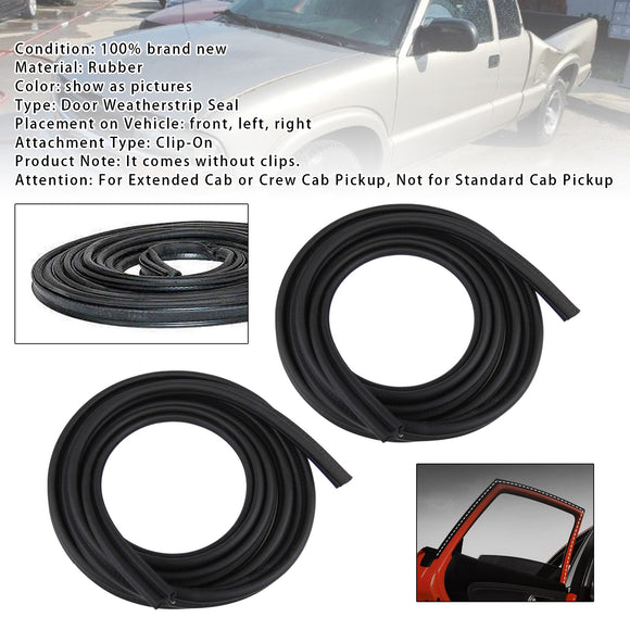 2 Stück Türdichtung vorne links + rechts für Chevy Colorado S10 GMC Sonoma