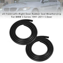2X Front L+R Door Rubber Seal Weatherstrip For BMW 3 Series 1991-2011 5 DoorAuto & Motorrad: Teile, Auto-Ersatz- & -Reparaturteile, Karosserieteile!-1