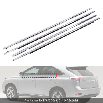 2008-2014 Lexus RX270/350/450 H 4 Stuks Auto Buitenste Venster Tochtstrip Afdichting Riem 75710-48060 75720-48060 - 0