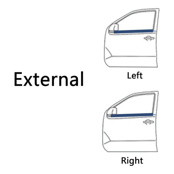 Ceinture d'étanchéité pour fenêtre extérieure de voiture, 4 pièces, pour Lexus RX270/350/450H 2008 – 2014