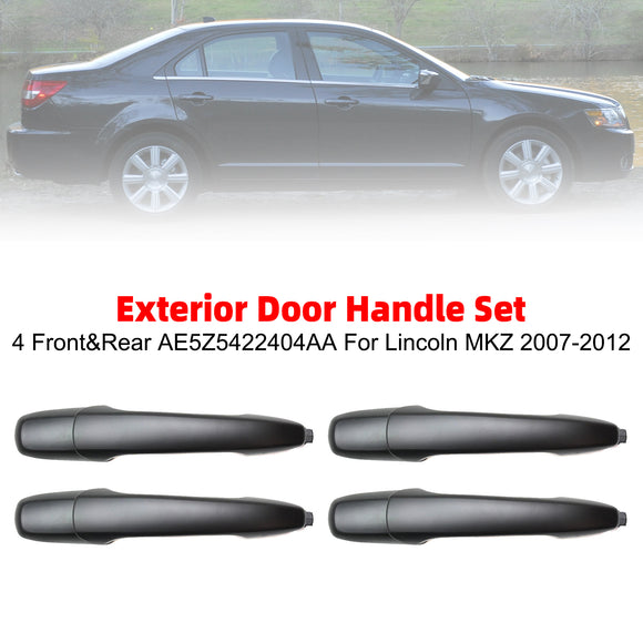 Set di 4 maniglie esterne per porta anteriore&ROrecchino AE5Z5422404AA per Lincoln MKZ 07-12
